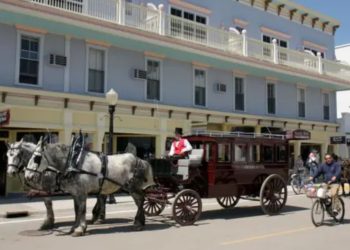 A ilha americana que proibiu carros e usa cavalos até para coleta de lixo