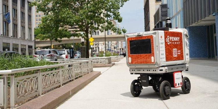 Robôs ganham as ruas de Detroit para recolher lixo, cortar grama e limpar neve
