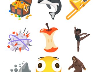 Trombone, baú de tesouro, miolo de maçã: conheça os novos emojis que devem estar no seu celular em 2026