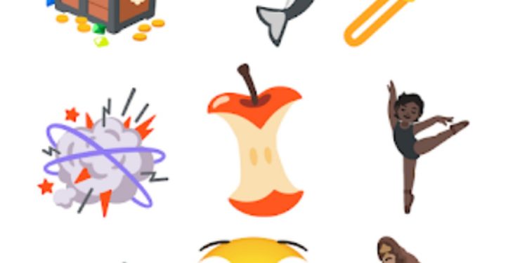 Trombone, baú de tesouro, miolo de maçã: conheça os novos emojis que devem estar no seu celular em 2026