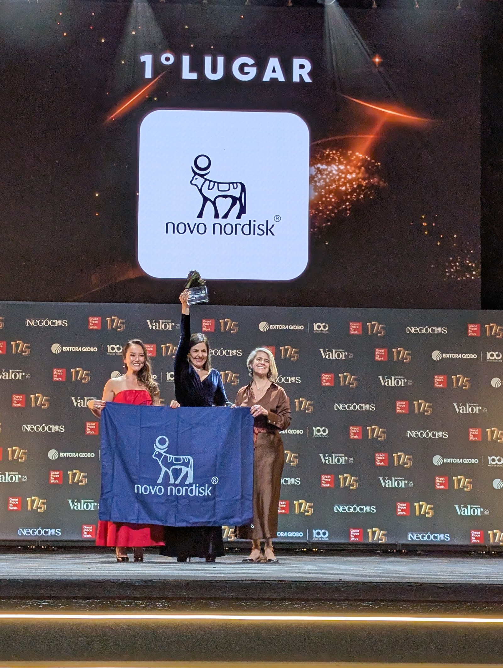 Novo Nordisk, 1ª colocada do GPTW 2025 na categoria Grandes (de 1.000 a 9.999 colaboradores) — Foto: Daniel Pinheiro/Época NEGÓCIOS