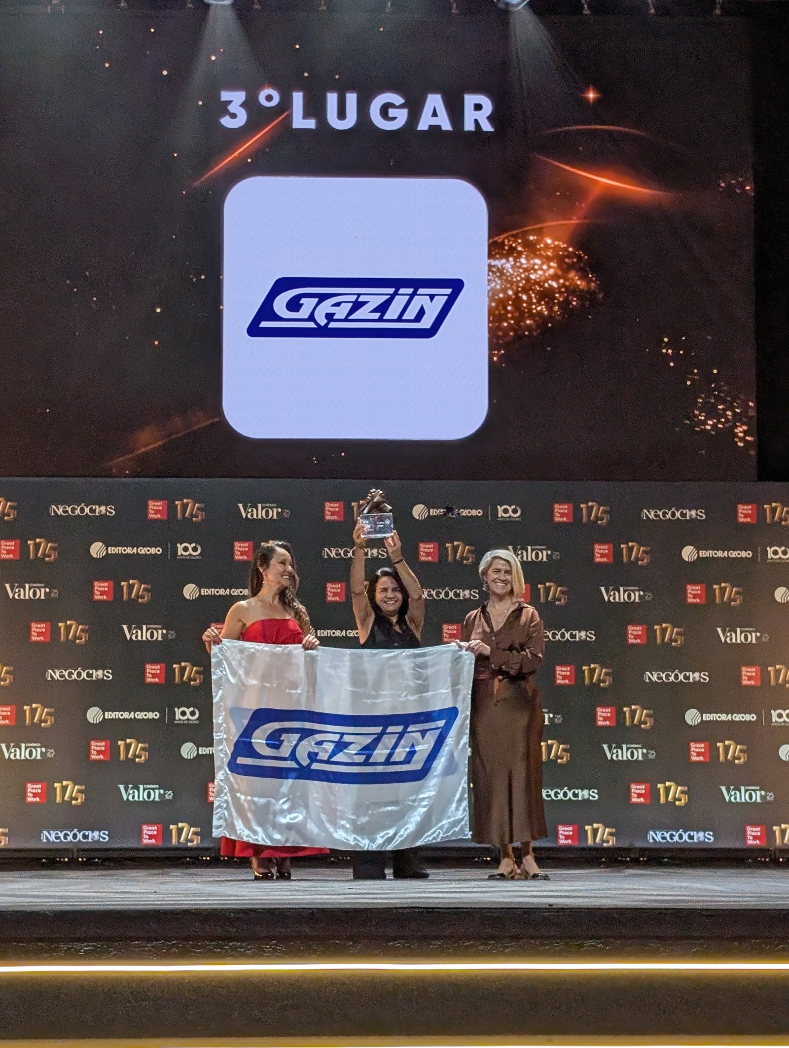 Gazin, 3ª colocada do GPTW 2025 na cateogira Gigantes (a partir de 10.000 colaboradores) — Foto: Daniel Pinheiro/Época NEGÓCIOS