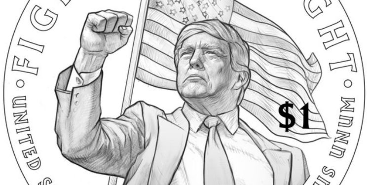 Trump quer lançar uma moeda de US$ 1 com o seu rosto estampado nos dois lados