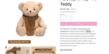 Urso de pelúcia com IA ensina crianças a acender fósforo e fala sobre fetiches