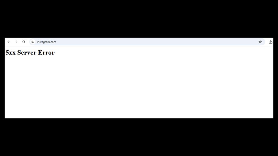 Site do Instagram fora do ar